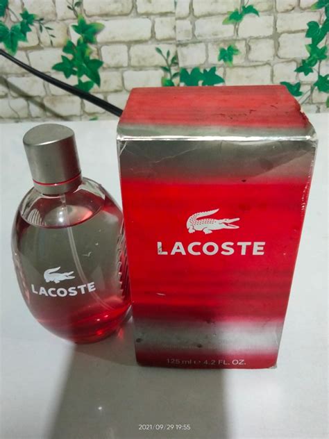 lacoste red perfume fake|lacoste perfume red price.